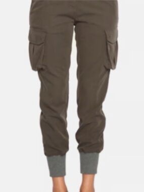 James Jeans Olive Green Cargo Jogger Pants